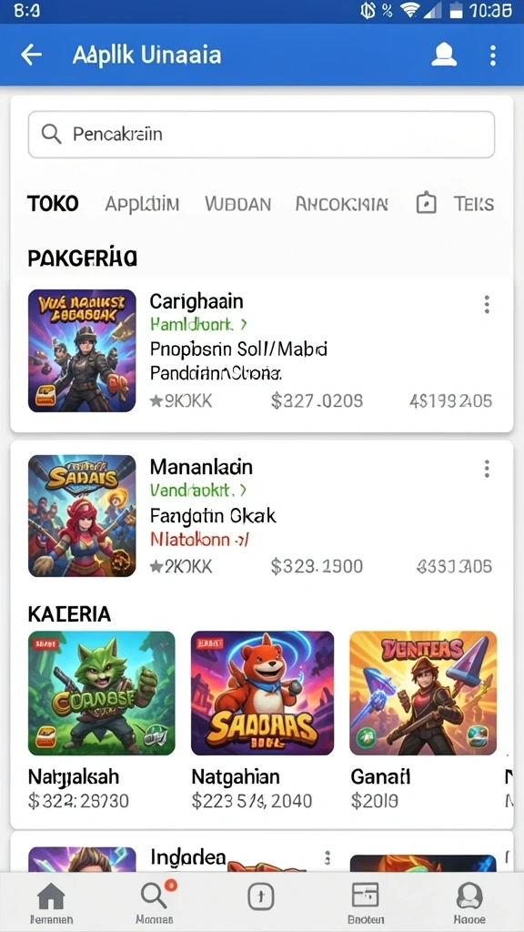 Tampilan utama aplikasi 55RT yang menarik.