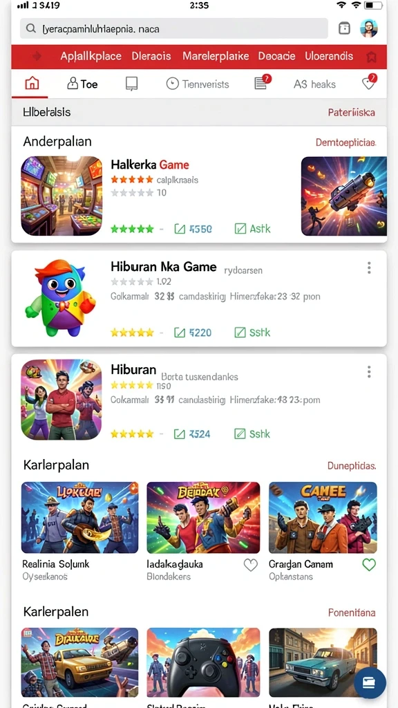 Tampilan antarmuka pengguna yang modern dan intuitif.