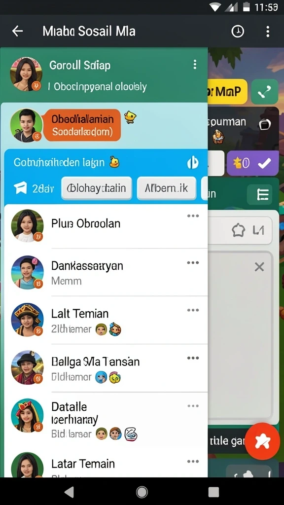 Tangkapan layar dari mode multiplayer yang mendebarkan.