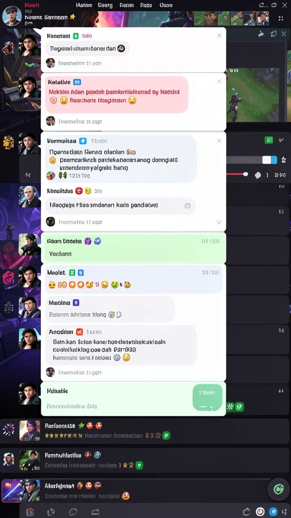 Karakter dengan desain yang unik dan beragam pilihan.
