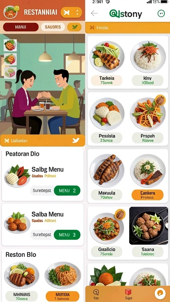 Tampilan antarmuka yang intuitif dan mudah dipahami.