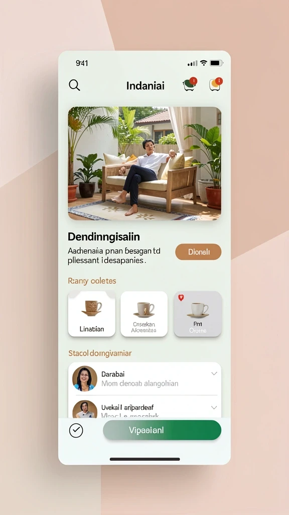 Tampilan antarmuka yang menarik dan user-friendly.