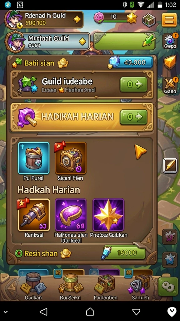 Interaksi multiplayer yang seru dan kompetitif.