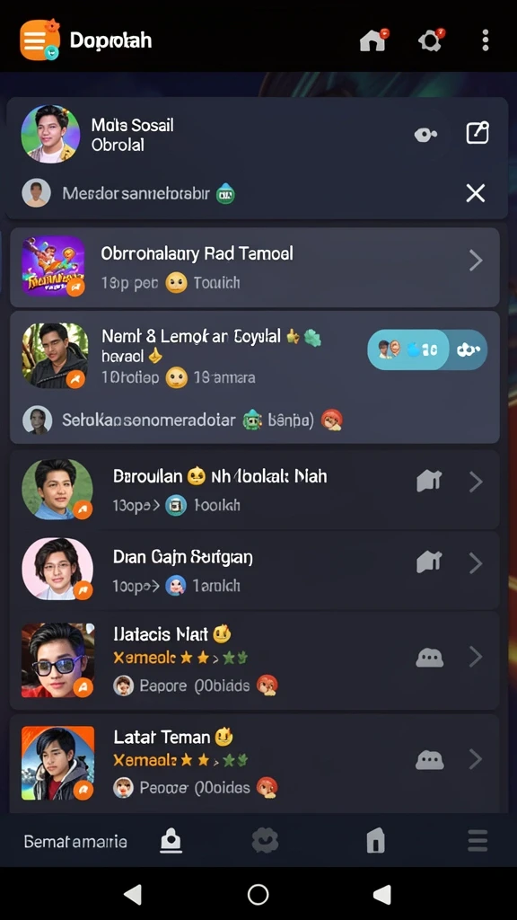 Karakter unik yang siap menemani petualangan.