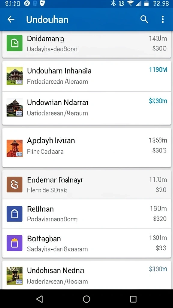 Tampilan antarmuka permainan yang menarik.