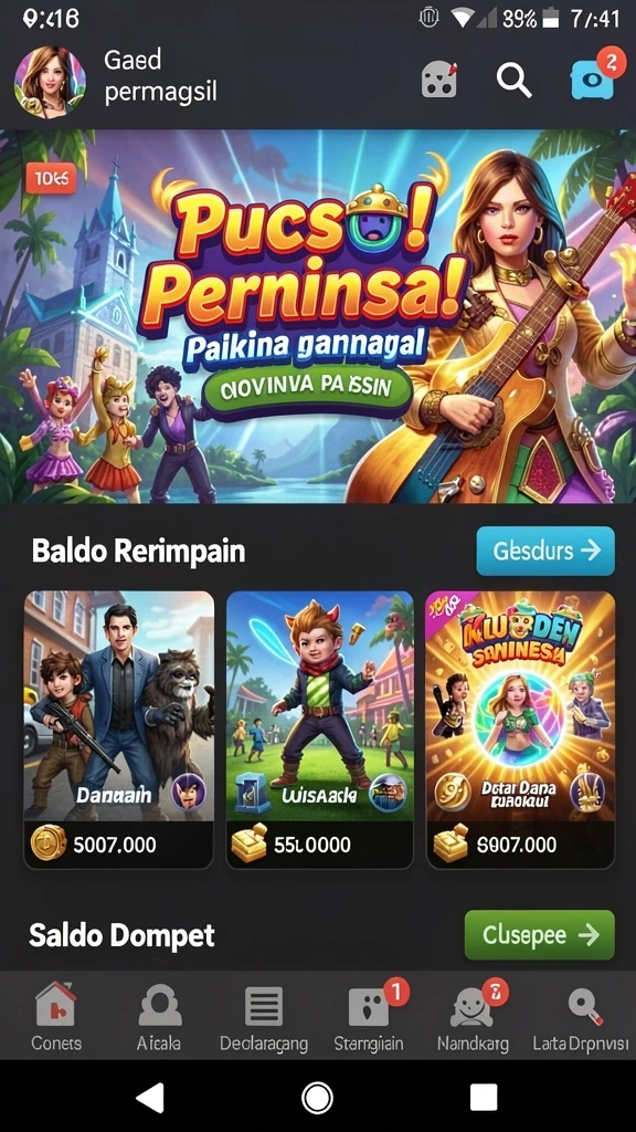 Karakter kustomisasi yang menarik dan beragam.