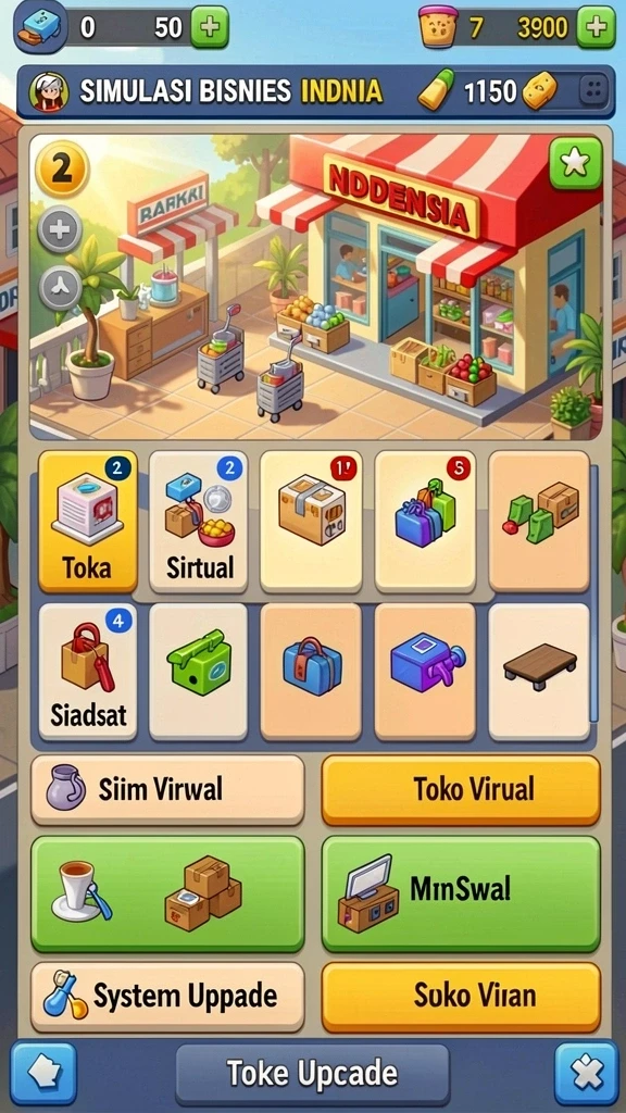 Tampilan antarmuka aplikasi yang ramah pengguna.