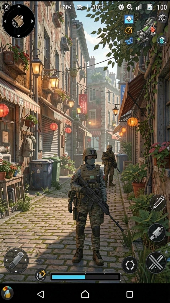 Gameplay yang seru dengan berbagai karakter.