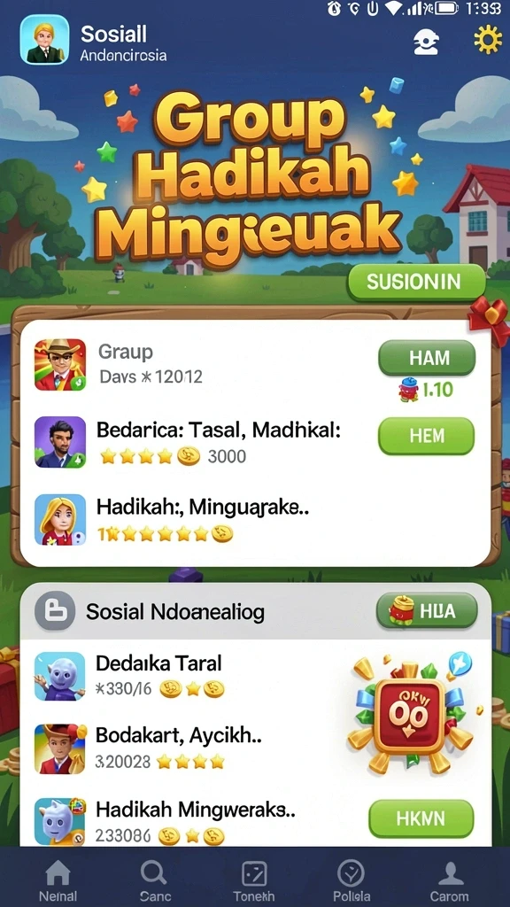 Tampilan antarmuka yang ramah pengguna.