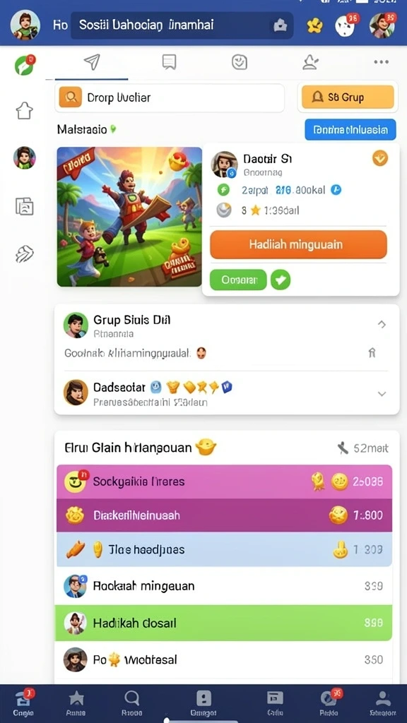Beragam tantangan menarik di setiap level permainan.