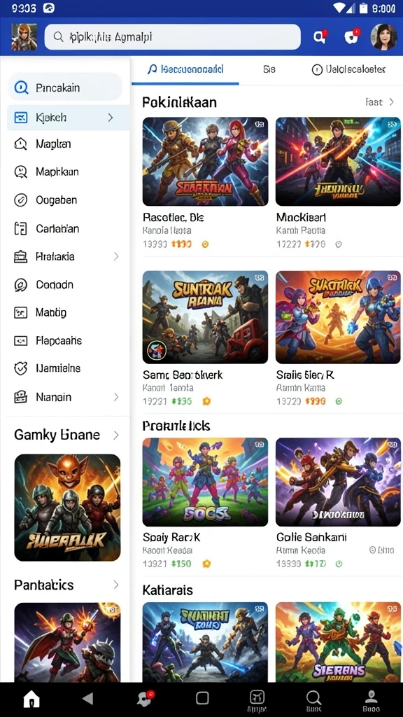 Beragam karakter unik yang dapat dipilih untuk bermain.