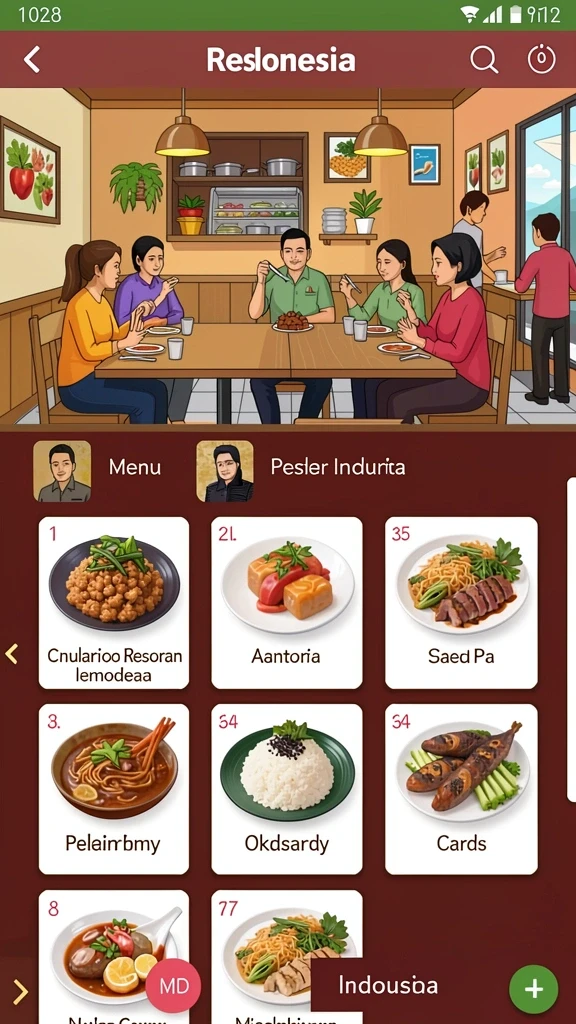 Tampilan awal yang memikat dan informatif.