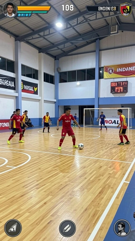 Gambar ini menunjukkan interaksi antara pemain dan karakter lainnya.