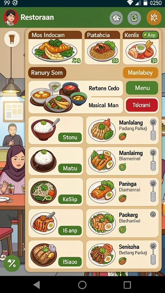 Tampilan antarmuka yang menarik dan mudah digunakan.