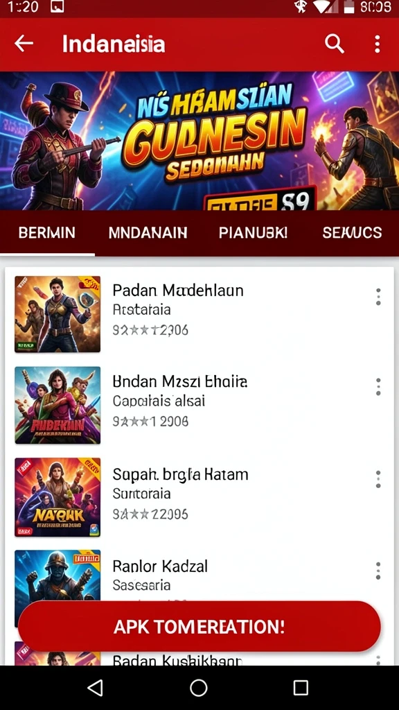 Tampilan utama PENITI4D dengan mode permainan yang menarik.