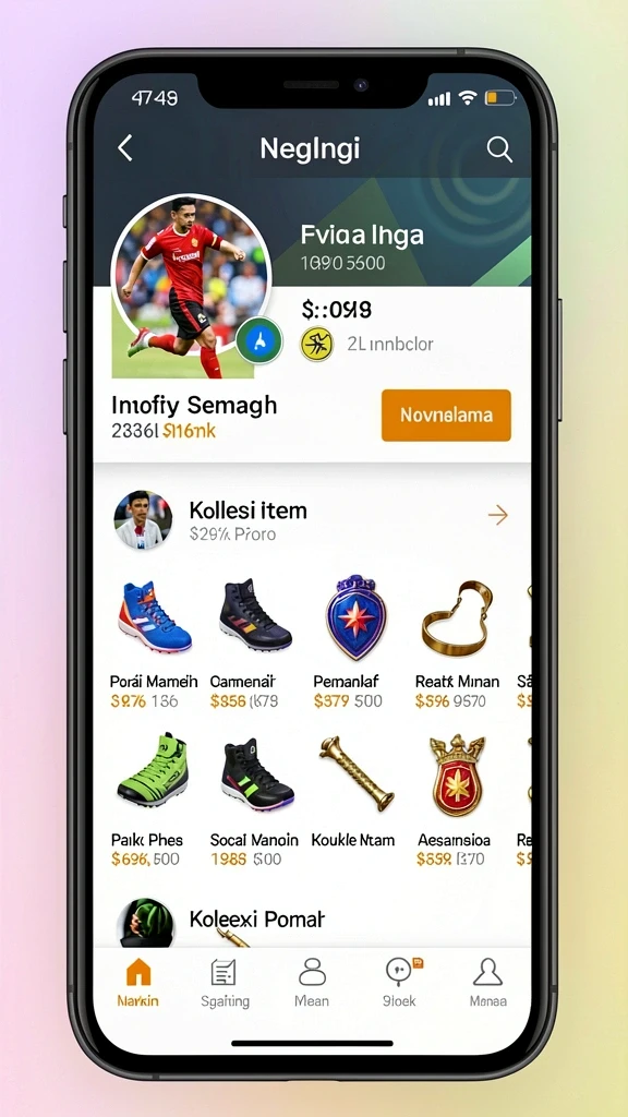 Pengaturan karakter yang kustomisasi sesuai selera pemain.