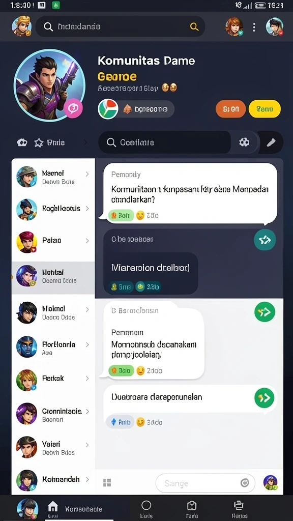 Grafis yang memukau menciptakan pengalaman imersif.