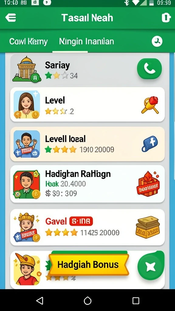Tampilan antarmuka yang user-friendly.
