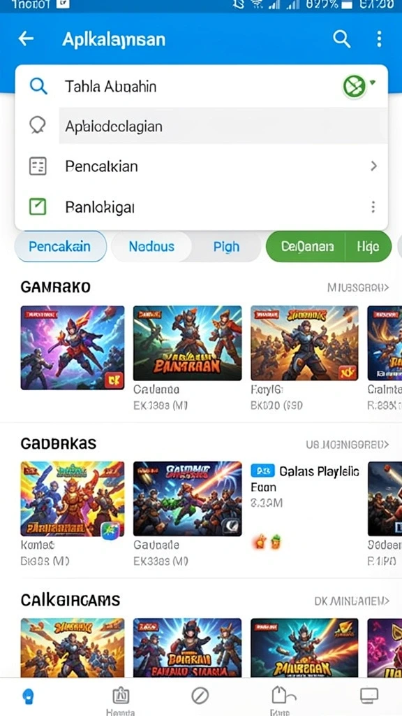Leaderboard untuk kompetisi antar pemain.