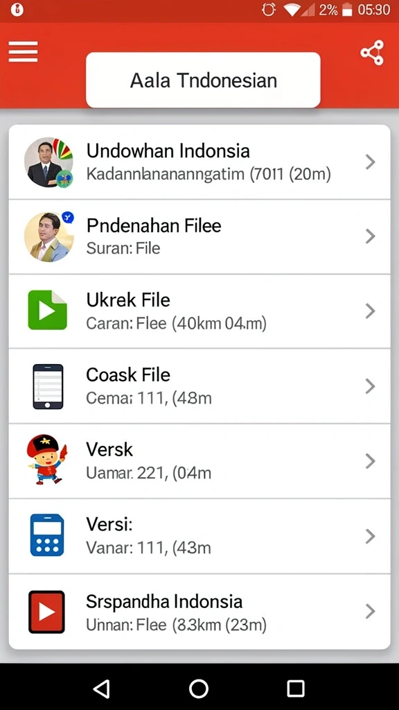 Karakter-karakter menarik dengan desain yang unik.
