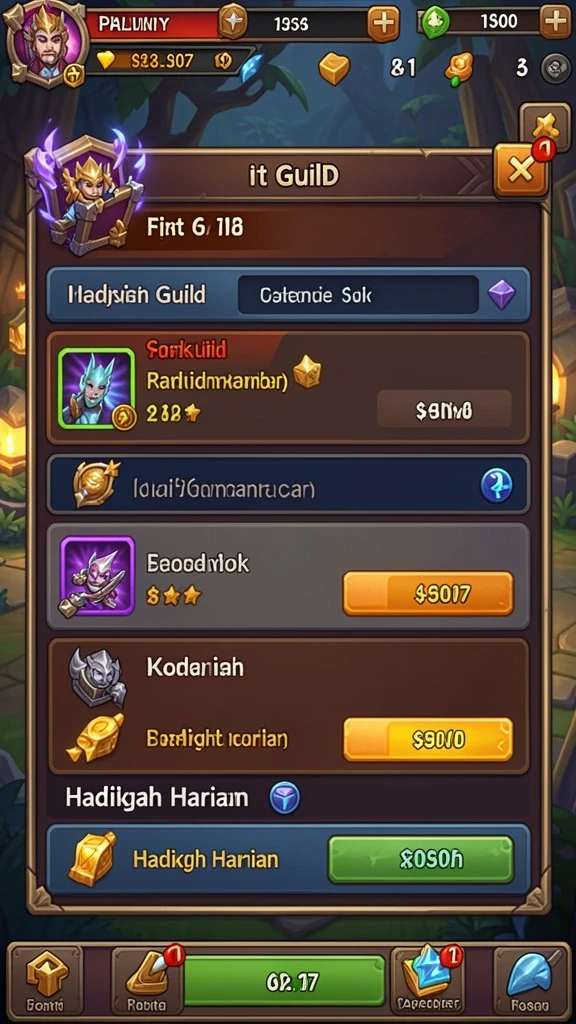 Screen gameplay yang menunjukkan karakter dalam aksi.