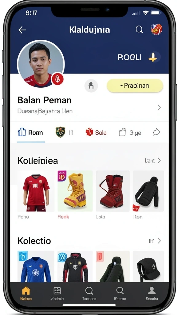 Tampilan awal aplikasi RUDALTOTO yang menarik.
