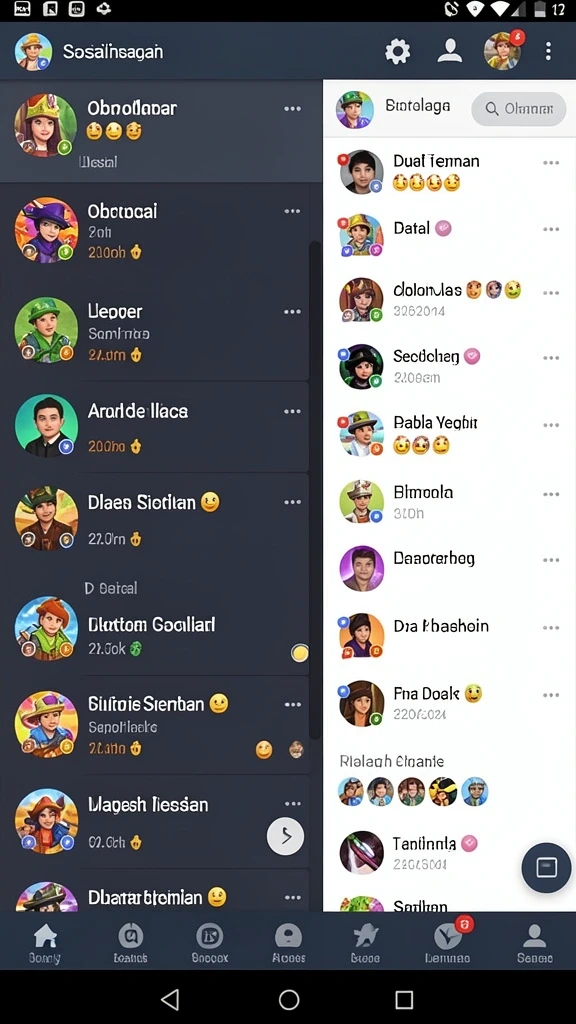 Sistem keamanan yang melindungi data pengguna.