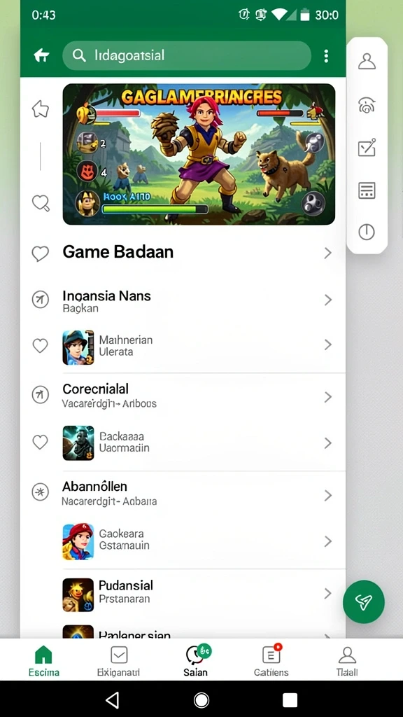 Tangkapan layar menampilkan grafik menakjubkan dari T9999.