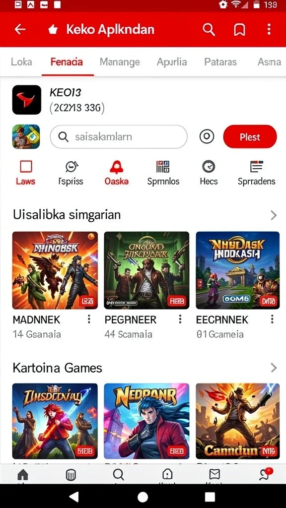 Menunjukkan karakter unik dalam T9999.