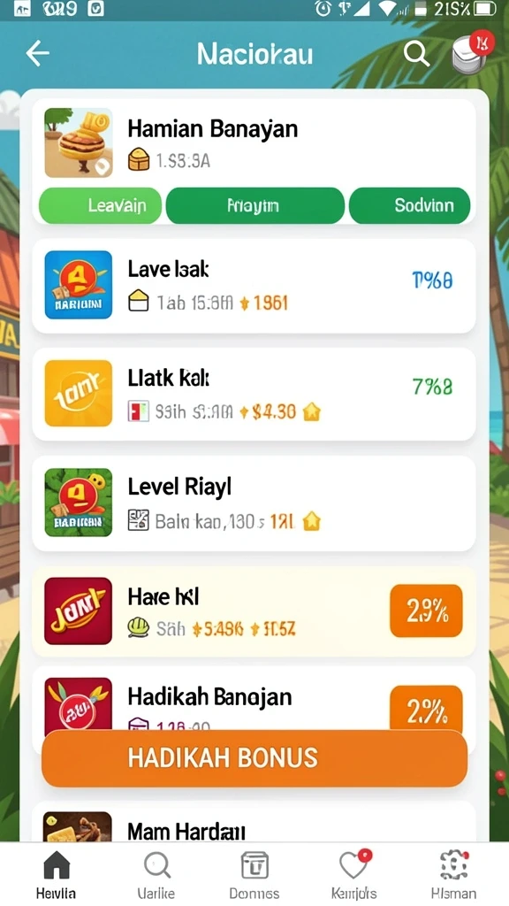 Tampilan antarmuka pengguna yang menarik dan intuitif.